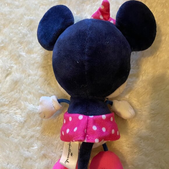Hallmark Minnie Mouse plush doll with pink polka dot skirt - Picture 2 of 3